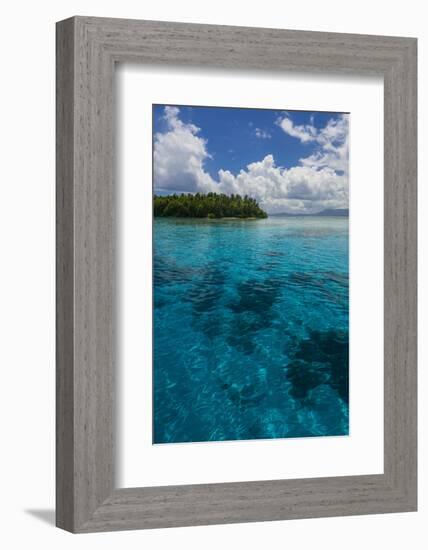 Ant Atoll, Pohnpei, Micronesia-Michael Runkel-Framed Photographic Print