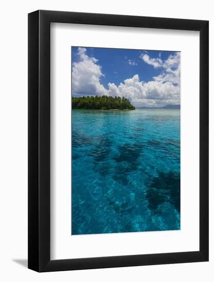 Ant Atoll, Pohnpei, Micronesia-Michael Runkel-Framed Photographic Print