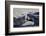 Antarctic fur seal, mother warning off curious juvenile. Gold Harbour, South Georgia-Tony Heald-Framed Photographic Print