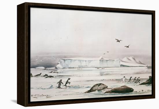 Antarctic Landscape-Edward Adrian Wilson-Framed Premier Image Canvas