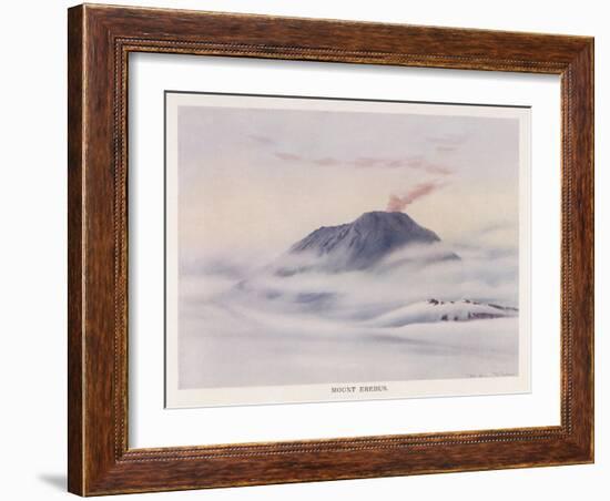 Antarctic: Mount Erebus-Edward A. Wilson-Framed Art Print