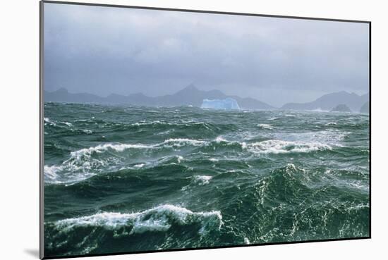 Antarctic Ocean Waves-Peter Scoones-Mounted Photographic Print