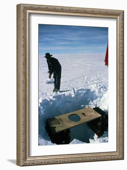 Antarctic Toilet-David Vaughan-Framed Photographic Print