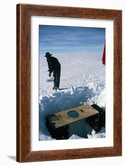 Antarctic Toilet-David Vaughan-Framed Photographic Print