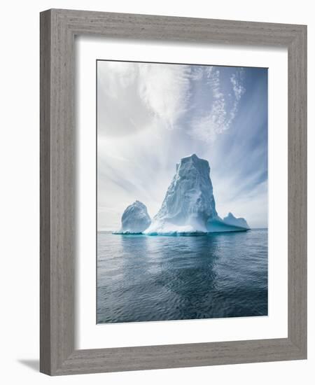 Antarctica and Iceberg Landscape Detail of Various Forms and Sizes in the Polar Regions of Earth-Dan Kosmayer-Framed Photographic Print