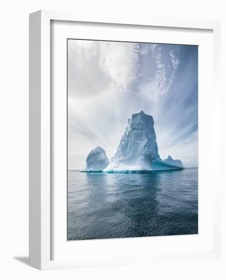 Antarctica and Iceberg Landscape Detail of Various Forms and Sizes in the Polar Regions of Earth-Dan Kosmayer-Framed Photographic Print