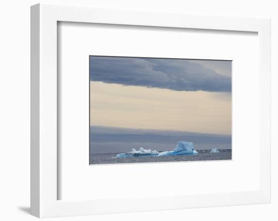 Antarctica. Brown Bluff. Bright Blue Iceberg-Inger Hogstrom-Framed Photographic Print