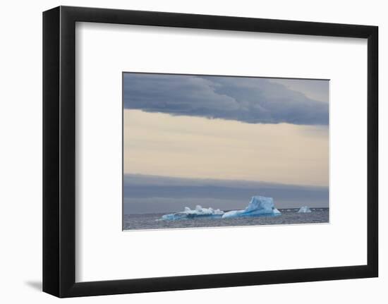 Antarctica. Brown Bluff. Bright Blue Iceberg-Inger Hogstrom-Framed Photographic Print