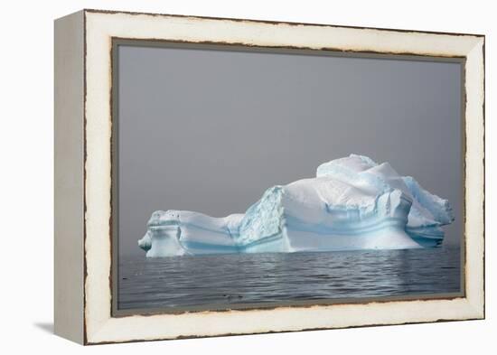 Antarctica. Charlotte Bay. Iceberg-Inger Hogstrom-Framed Premier Image Canvas