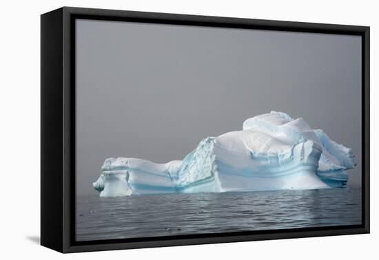 Antarctica. Charlotte Bay. Iceberg-Inger Hogstrom-Framed Premier Image Canvas