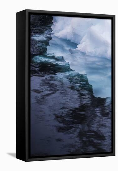 Antarctica. Close-up of an Iceberg-Janet Muir-Framed Premier Image Canvas