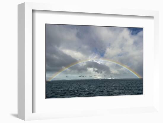 Antarctica, full rainbow, Gerlach Strait-George Theodore-Framed Photographic Print