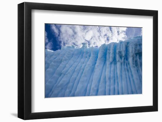 Antarctica, Gerlach Strait, blue ice formation-George Theodore-Framed Photographic Print