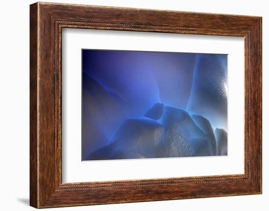 Antarctica Glacial Ice-Art Wolfe-Framed Photographic Print