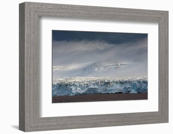 Antarctica, glacier, blue ice, Gerlach Strait-George Theodore-Framed Photographic Print