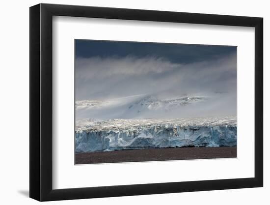 Antarctica, glacier, blue ice, Gerlach Strait-George Theodore-Framed Photographic Print