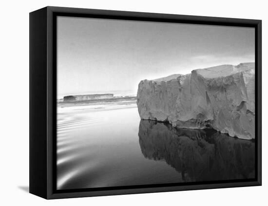 Antarctica Iceberg in the Ocean 1950s-null-Framed Premier Image Canvas