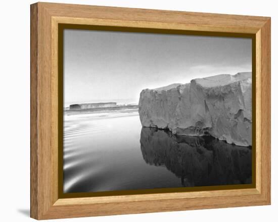 Antarctica Iceberg in the Ocean 1950s-null-Framed Premier Image Canvas