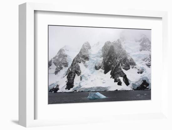 Antarctica. Lemaire Channel. Glacier Covered Mountains-Inger Hogstrom-Framed Photographic Print