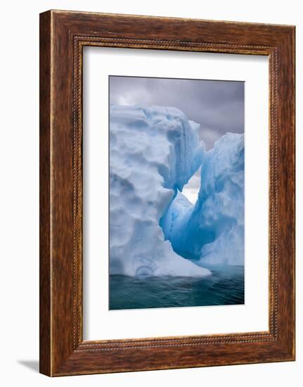 Antarctica, Lemaire Channel, iceberg in the Lemaire Channel-Hollice Looney-Framed Photographic Print