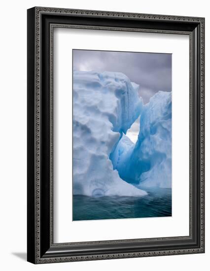 Antarctica, Lemaire Channel, iceberg in the Lemaire Channel-Hollice Looney-Framed Photographic Print