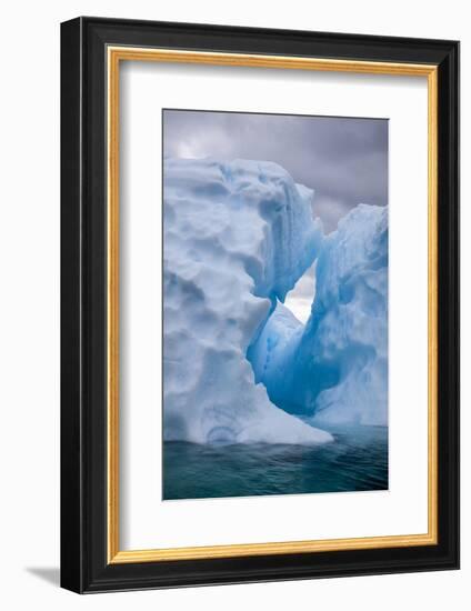 Antarctica, Lemaire Channel, iceberg in the Lemaire Channel-Hollice Looney-Framed Photographic Print