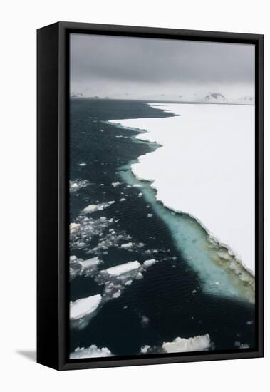 Antarctica. Pack Ice Edge-Janet Muir-Framed Premier Image Canvas