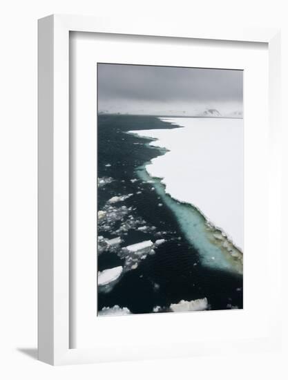 Antarctica. Pack Ice Edge-Janet Muir-Framed Photographic Print