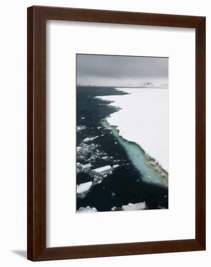 Antarctica. Pack Ice Edge-Janet Muir-Framed Photographic Print