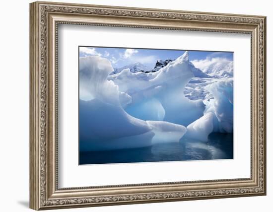 Antarctica, Paradise Bay, iceberg-Hollice Looney-Framed Photographic Print