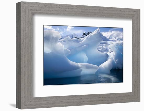 Antarctica, Paradise Bay, iceberg-Hollice Looney-Framed Photographic Print