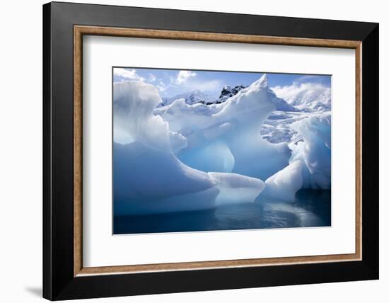 Antarctica, Paradise Bay, iceberg-Hollice Looney-Framed Photographic Print