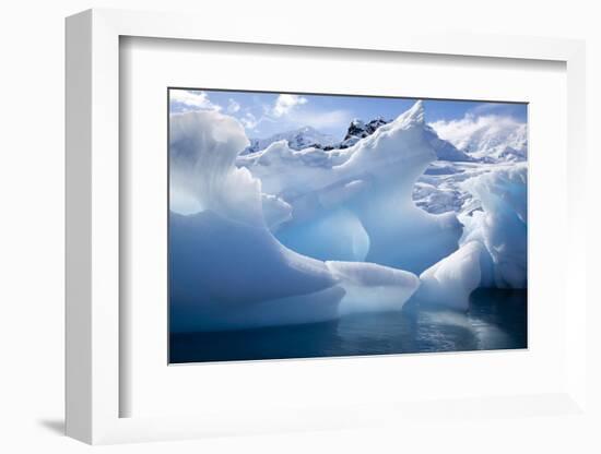 Antarctica, Paradise Bay, iceberg-Hollice Looney-Framed Photographic Print