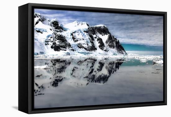 Antarctica. Scenic View of Lemaire Channel-Janet Muir-Framed Premier Image Canvas