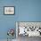 Antarctica, Snow Hill. A group of emperor penguin chicks move from one area of the rookery-Ellen Goff-Framed Photographic Print displayed on a wall