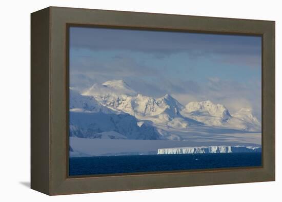 Antarctica. South of the Antarctic Circle. Near Adelaide Island-Inger Hogstrom-Framed Premier Image Canvas