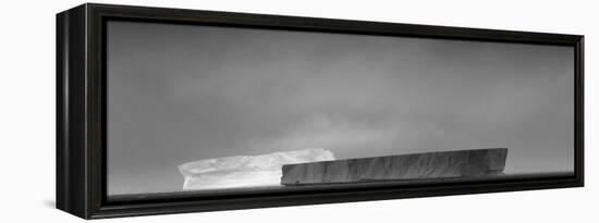 Antarctica, Weddell Sea. Tabular Icebergs in Sunlight and Shadow-Bill Young-Framed Premier Image Canvas