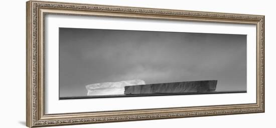 Antarctica, Weddell Sea. Tabular Icebergs in Sunlight and Shadow-Bill Young-Framed Photographic Print