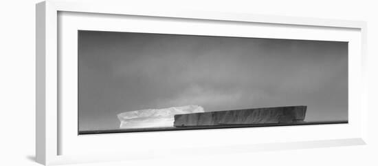 Antarctica, Weddell Sea. Tabular Icebergs in Sunlight and Shadow-Bill Young-Framed Photographic Print