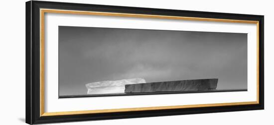 Antarctica, Weddell Sea. Tabular Icebergs in Sunlight and Shadow-Bill Young-Framed Photographic Print