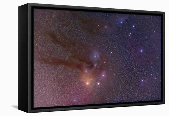 Antares and Scorpius Head Area with Rho Ophiuchi Nebulosity-null-Framed Premier Image Canvas