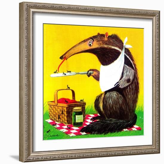 Anteater Picnic - Jack & Jill-George Lesnak-Framed Giclee Print