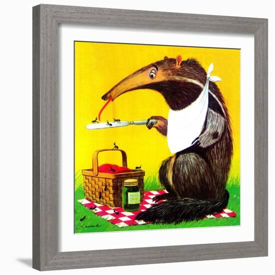 Anteater Picnic - Jack & Jill-George Lesnak-Framed Giclee Print