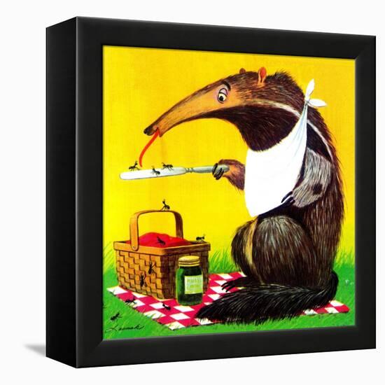 Anteater Picnic - Jack & Jill-George Lesnak-Framed Premier Image Canvas