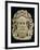 Antefix Depicting Silenus' Head Surrounded by Bunches of Grapes and Flowers-null-Framed Giclee Print