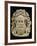 Antefix Depicting Silenus' Head Surrounded by Bunches of Grapes and Flowers-null-Framed Giclee Print