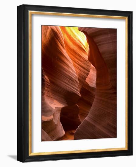 Antelope Canyon, a Slot Canyon, Upper Canyon, Page, Utah, USA-Thorsten Milse-Framed Photographic Print