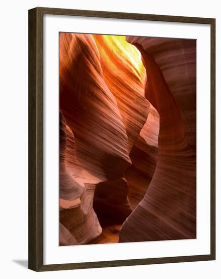 Antelope Canyon, a Slot Canyon, Upper Canyon, Page, Utah, USA-Thorsten Milse-Framed Photographic Print