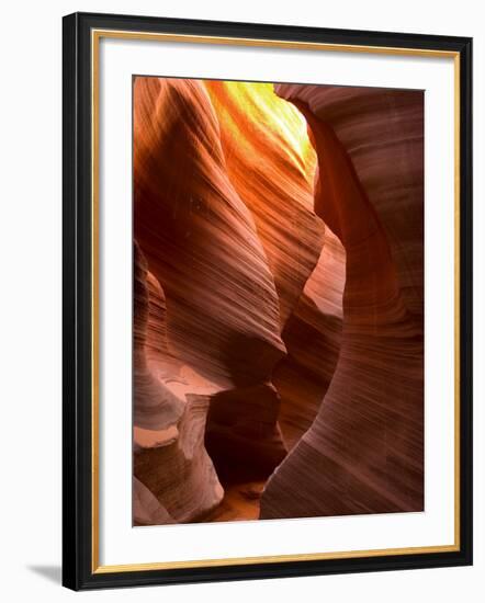 Antelope Canyon, a Slot Canyon, Upper Canyon, Page, Utah, USA-Thorsten Milse-Framed Photographic Print