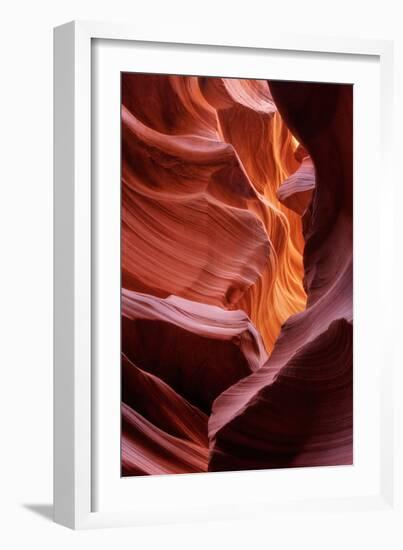 Antelope Canyon Abstract, Layers of Color-Vincent James-Framed Premium Photographic Print